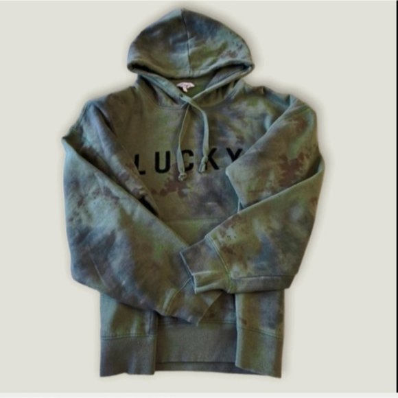 Lucky Brand Mens Hoodie Limited Edition Camo Green - Picture 4 of 15